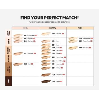 TIRTIR Mask Fit Aura Cushion Mini fond de ten hidratant, în burete pentru o piele mai luminoasa - imagine 2