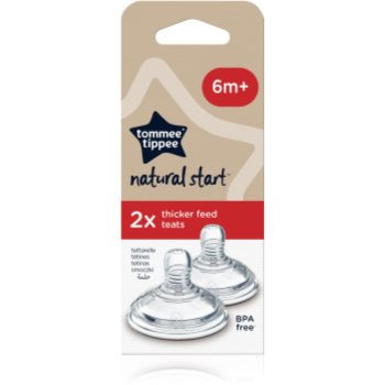 Tommee tippee c2n closer to nature thick feed teats tetină pentru biberon