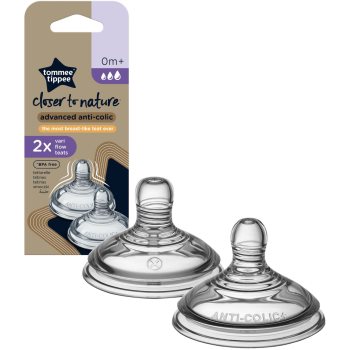 Tommee tippee c2n closer to nature anti-colic advanced teats tetină pentru biberon