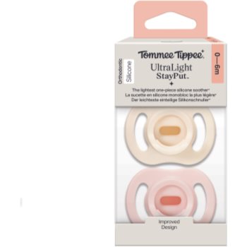 Tommee Tippee Ultra Light Stay Put 0-6 m пустушка Boy 2 кс