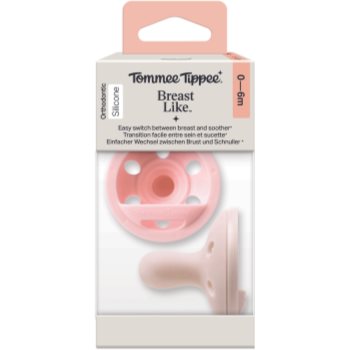 Tommee Tippee Breast-like 0-6 m пустушка Girl 2 кс