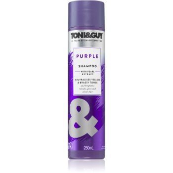 TONI&GUY PURPLE sampon violet neutralizeaza tonurile de galben