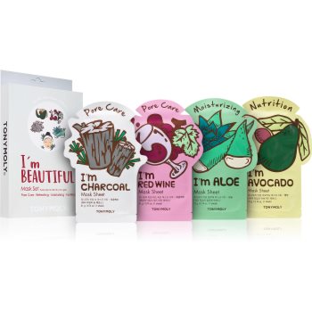 Tonymoly i'm beautiful set de măști faciale