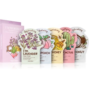 TONYMOLY I’m Worth It set de măști faciale accesorii imagine noua