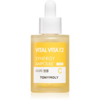 TONYMOLY Vital Vita 12 Synergy Ampoule ser intensiv pentru o piele mai luminoasa