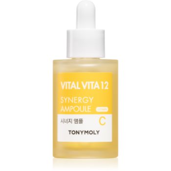 TONYMOLY Vital Vita 12 Synergy Ampoule ser intensiv pentru o piele mai luminoasa