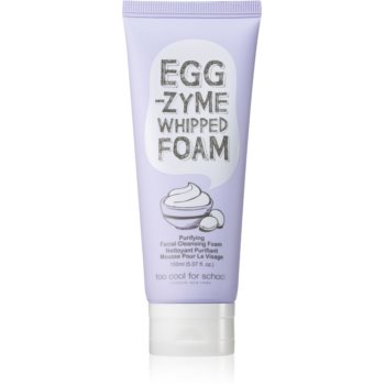 Too Cool For School Egg -Zyme Whipped Foam spuma demachianta cu o textura cremoasa cu efect de hidratare -Zyme imagine noua