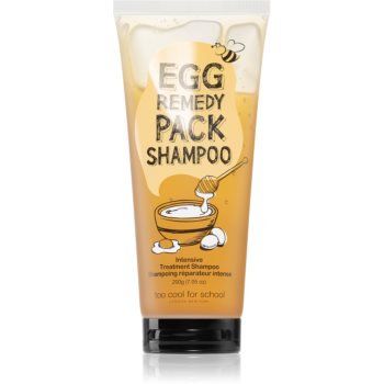 Too Cool For School Egg Remedy Pack Shampoo șampon regenerator pentru păr uscat și deteriorat accesorii imagine noua