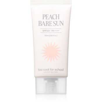 Too Cool For School Peach Bare Sun crema de soare pentru fata SPF 50+