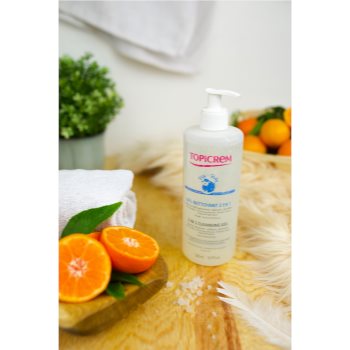 Topicrem BABY My 1st Cleansing Gel 2in1 gel de duș pentru corp și păr pentru nou-nascuti si copii - 1 | YEO