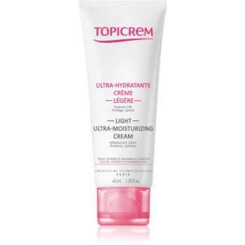 Topicrem UH FACE Light Ultra-Moisturizing Cream crema hidratanta usoara pentru piele sensibila normala-combinata