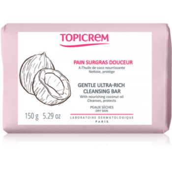 Topicrem AD Gentle Ulta-Rich Cleansing Bar sapun gentil pentru curatare corp si fata