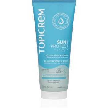 Topicrem Sun Protect Re-Moisturizing Shower gel de dus hidratant dupa expunerea la soare