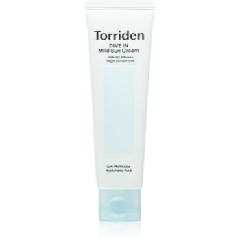 Torriden Dive In Mild Sun Cream fluid mineral cu protecție solară cu efect de hidratare Protecție contra radiațiilor solare, Torriden Dive In Mild Sun Cream fluid mineral cu protecție solară cu efect de hidratare - Sellmag.ro