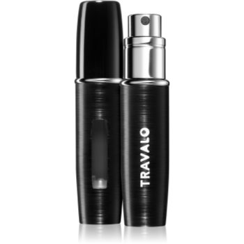 Travalo lux sticluță reîncărcabilă cu atomizor unisex black