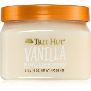 Tree Hut Vanilla exfoliant de corp cu zahăr