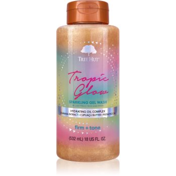 Tree Hut Tropic Glow Foaming Gel Wash gel de dus hidratant pentru stralucire