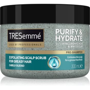 TRESemmé Purify & Hydrate exfoliant de curățare pentru par si scalp