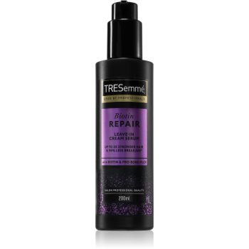 TRESemmé Biotin Repair Leave-In Cream Serum ser crema pentru un aspect perfect al parului