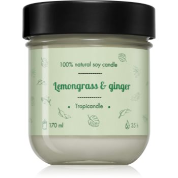 Tropicandle Lemongrass & Ginger lumânare parfumată