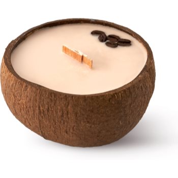 Tropicandle coffee mocha lumânare parfumată cu fitil din lemn
