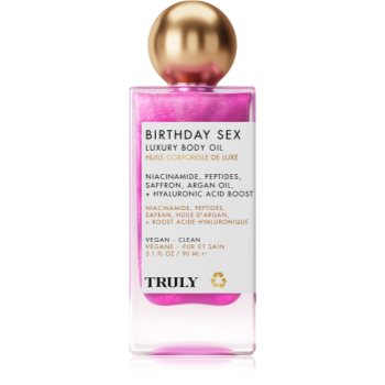 Truly Birthday Sex ulei de corp hidratant cu acid hialuronic