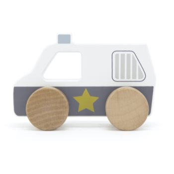 Tryco Wooden Police Car mașinuță din lemn