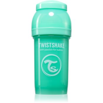 Twistshake Anti-Colic Pastel Green biberon pentru sugari