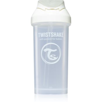 Twistshake Straw Cup White biberon cu pai notino.ro