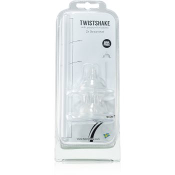 Twistshake Straw Teat tetină pentru biberon cu pai