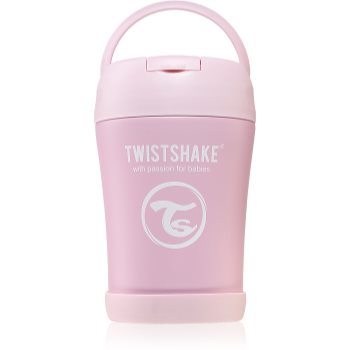 Twistshake Stainless Steel Food Container Pink termos pentru mâncare Container imagine noua