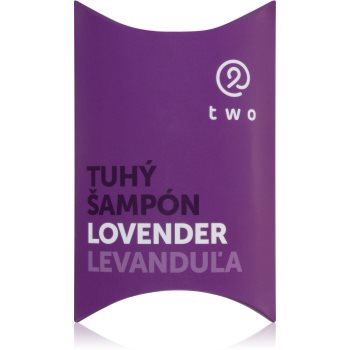 two cosmetics LOVENDER șampon organic solid cu lavanda