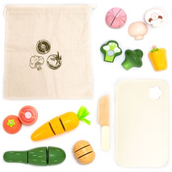 UMU Toys Cutting Vegetables jucărie cu activități din lemn