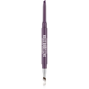 Urban Decay 24/7 Liquid Stick водостійкий олівець для очей з високим ступнем пігментації зі щіточкою відтінок Melted Onyx 15 гр
