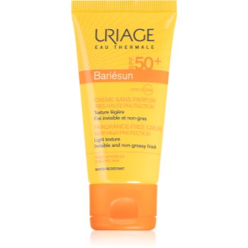 Uriage Bariésun Fragrance-Free Cream SPF 50+ crema pentru bronzat, fara parfum SPF 50+