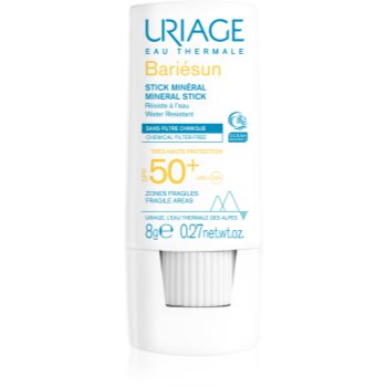 Uriage Bariésun Mineral Stick SPF 50+ baton de protecție minerală pe zonele sensibile SPF 50+