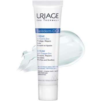 Uriage Bariéderm Cica-Cream with Copper-Zinc cremă reparatoare cu cupru și zinc cu Panthenol - 1 | YEO