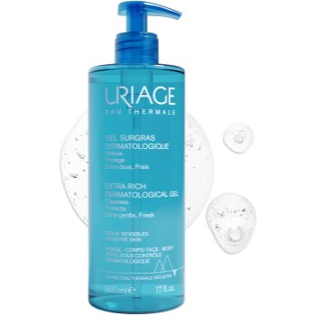 Uriage Hygiène Extra-Rich Dermatological Gel gel de curățare pentru fata si corp - 1 | YEO