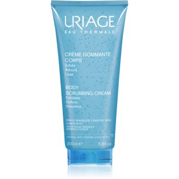 Uriage Hygiène Body Scrubbing Cream crema peeling pentru corp pentru piele sensibila accesorii imagine noua