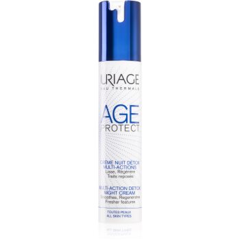Uriage Age Protect Multi-Action Detox Night Cream cremă multi-activă pentru detoxifiere pentru noapte notino.ro imagine noua