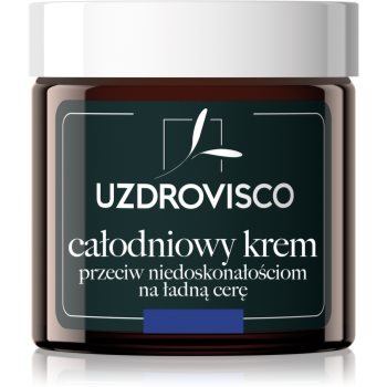 Uzdrovisco Violet All-Day Cream crema de zi hidratanta pentru pielea cu imperfectiuni