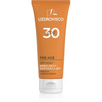 Uzdrovisco Pre-Age Anti-Wrinkle Peptide Antioxidant Cream SPF 30 crema de zi protectoare SPF 30