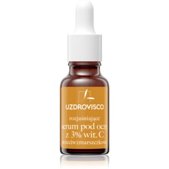 Uzdrovisco Eyebright Brightening Eye Serum ser pentru ochi, cu efect de iluminare cu vitamina C