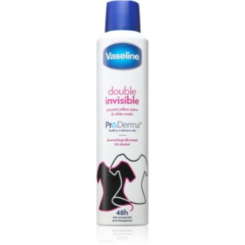 Vaseline Double Invisible Antiperspirant spray anti-perspirant impotriva petelor albe