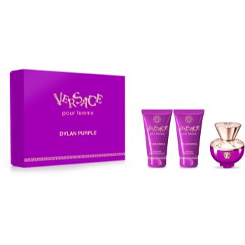 Versace dylan purple set cadou iii. pentru femei