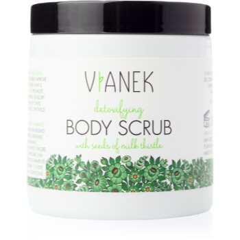 Vianek detoxifying detoxifiant pentru corp cu efect de peeling cu efect de netezire