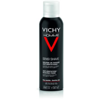Vichy Homme Anti-Irritation spuma pentru barbierit pentru piele sensibila si iritabila image4