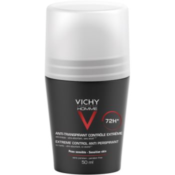 Vichy Homme Deodorant antiperspirant roll-on impotriva transpiratiei excesive