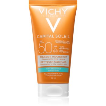 Vichy Capital Soleil Idéal Soleil захисний матуючий флюїд для шкіри SPF 50 50 мл