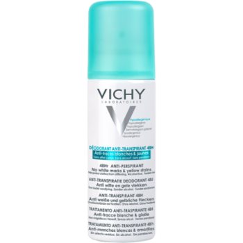 Vichy Deodorant 48h spray anti-perspirant impotriva petelor albe si galbene notino.ro